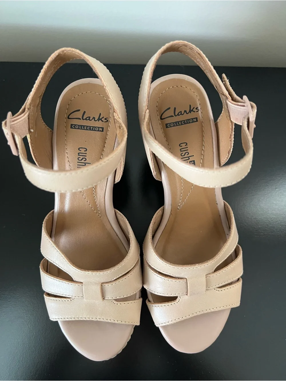 Clarks clark’s wedges